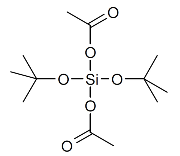 德国NITROCHEMIE(硝化集团)交联剂BDAC二叔丁氧基二乙酰氧基硅烷,是附着力促进剂结构式